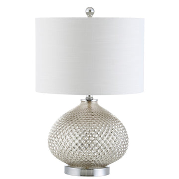 Ames 22.5" LED Glass Table Lamp - JONATHAN Y
